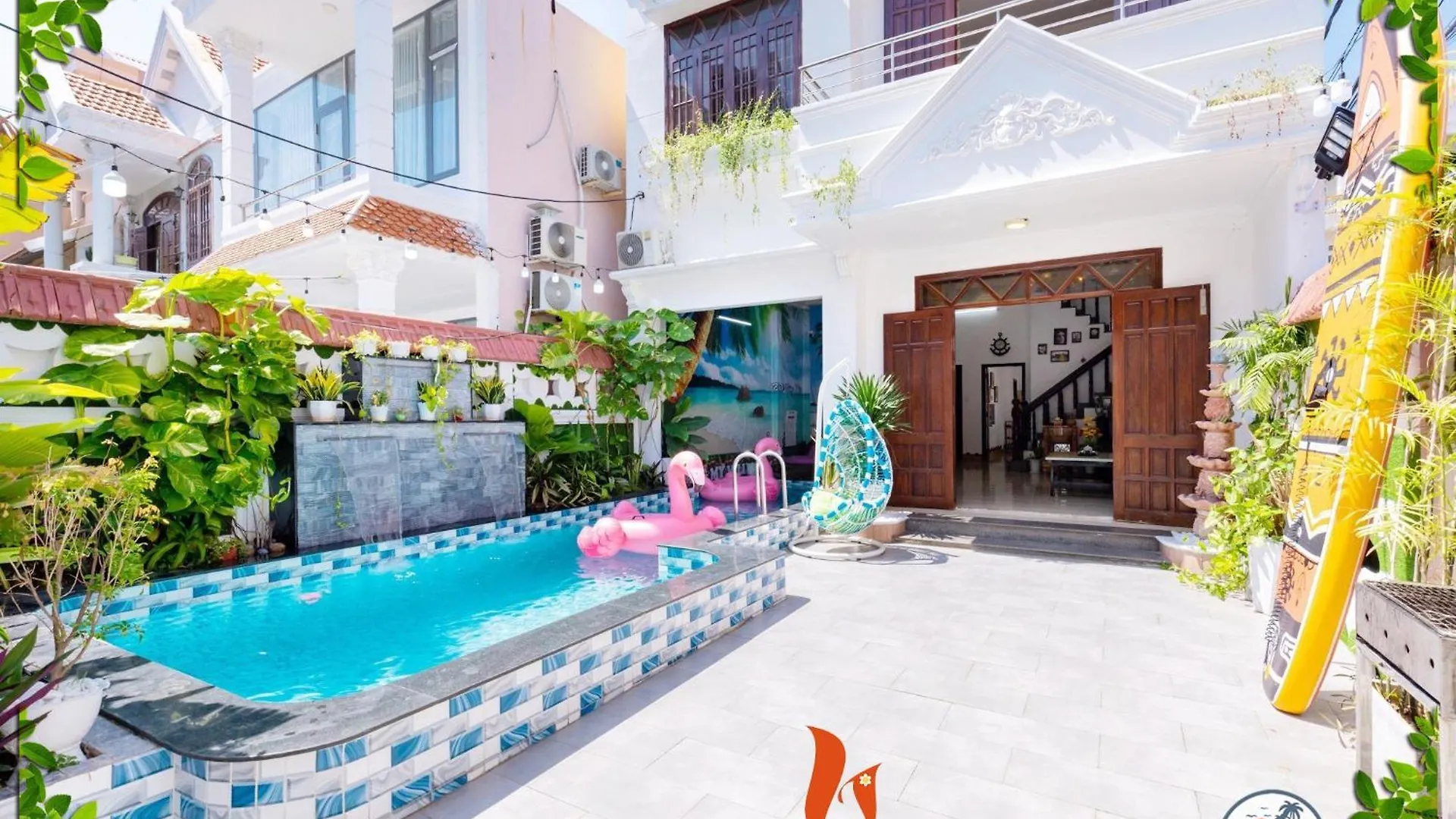 Villa Biet Thu Hoang My Free Phao Hong Hac Va Xe May Vung Tau Vietnam